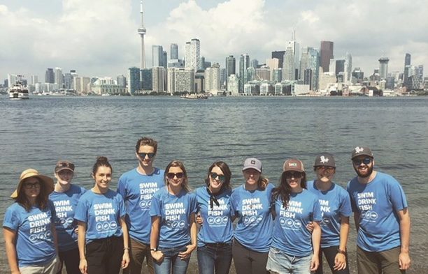 Team photo with Toronto Island Waterkeepers